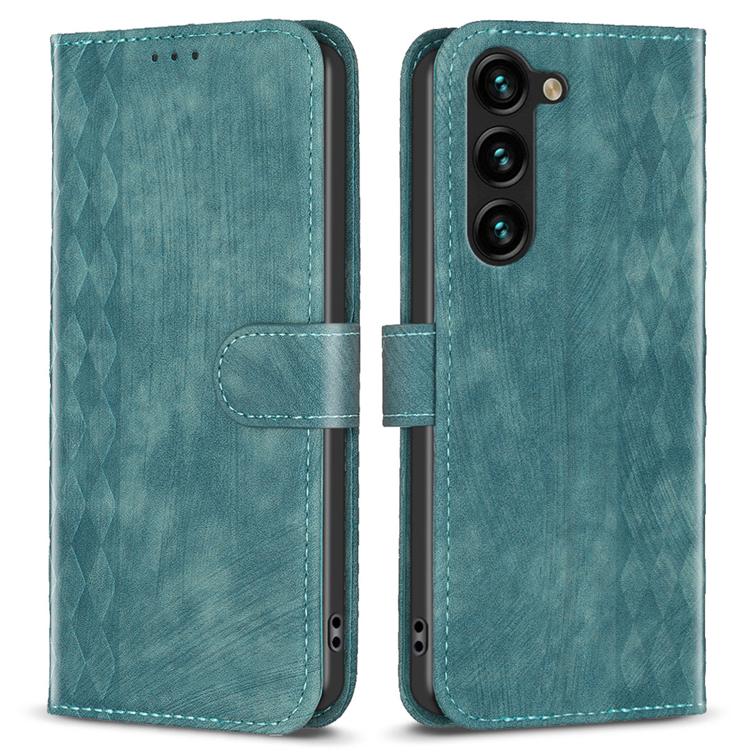 Folio Flip Phone Cover for Samsung Galaxy S23 Anti-scratch Imprinting Pattern Stand Wallet Case Folio Flip Phone Cover for Samsung Galaxy S23 Anti-scratch Imprinting Pattern Stand Wallet Case
